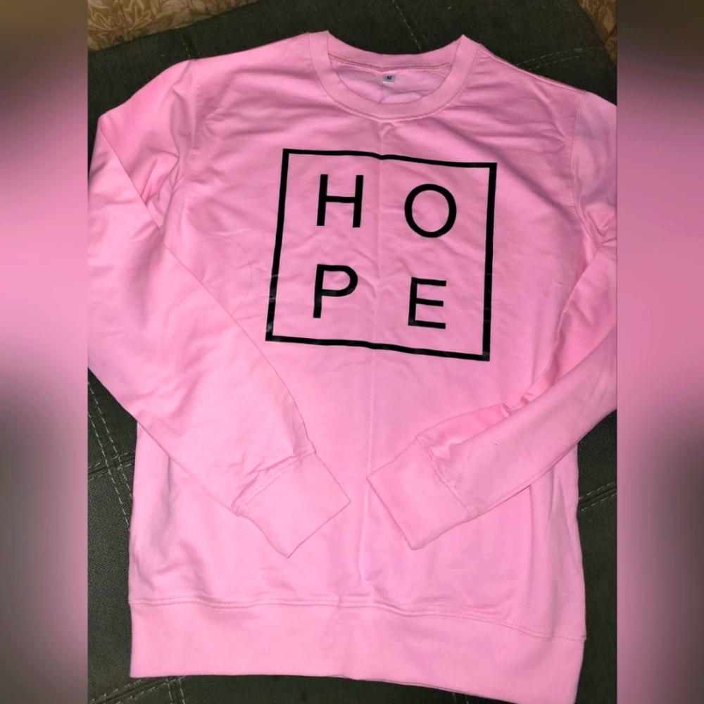 Pink Hope Pullover Sweater - Medium